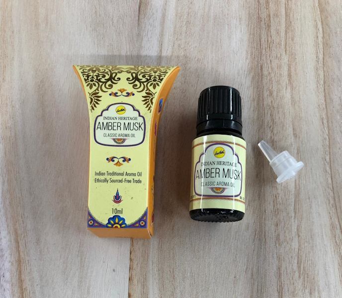 Aceite Arómatico Ambar Musk Sreevani